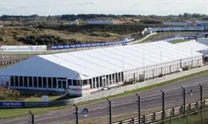 a frame industrial tent